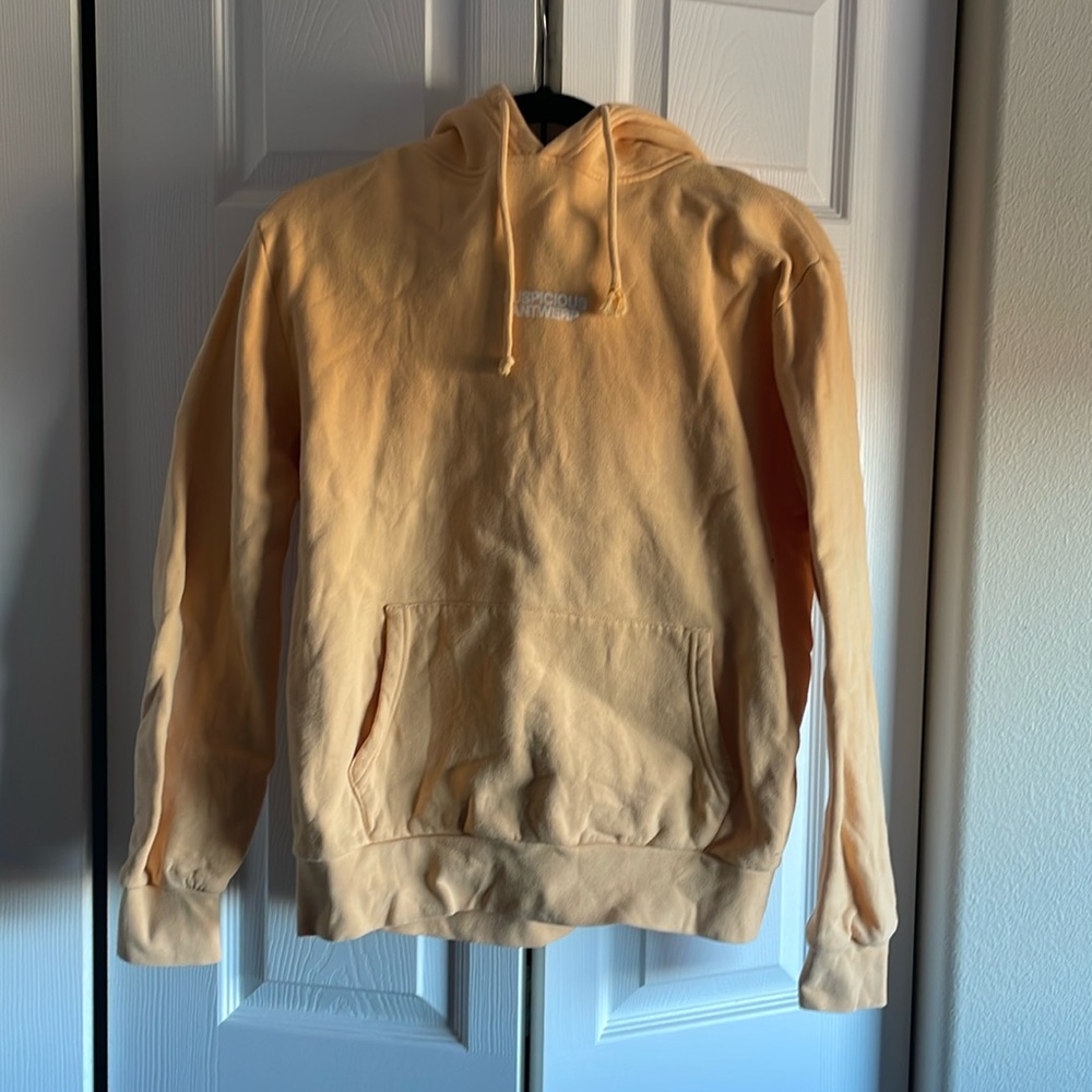 Suspicious Antwerp chase passion make peace hoodie in sunflower